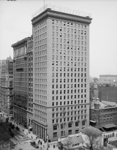 Les bâtiments North American et Real Estate Trust, Philadelphie, Pennsylvanie, c.1897-1910 - Detroit Publishing Co.